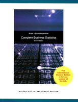 COMPLETE BUSINESS STATISTICS 7ED (HB 2009)