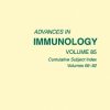 Advances In Immunology Vol.85 Cumulative Subject Index, Volumes 66-82