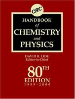 CRC HANDBOOK OF CHEMISTRY AND PHYSICS, 80/E