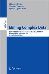 9783540684152 1 | Mining Complex Data Pb | 9783540684152 | Together Books Distributor MINING COMPLEX DATA (PB)