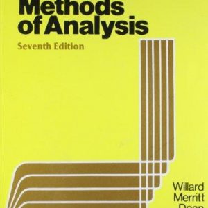 Instrumental Methods Of Analysis 7Ed Pb 1986