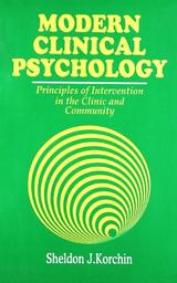 Modern Clinical Psychology (Pb 2004)