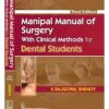 MANIPAL MANUAL OF SURGERY WITH CLINICAL METHODS FOR DENTAL STUDENTS 3ED (PB 2020)