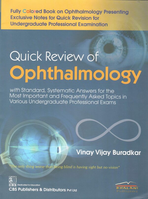 Quick Review Of Ophthalmology (Pb 2018)