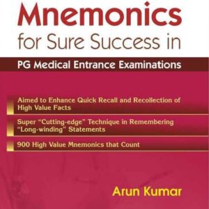 Mnemonics For Sure Success In Pg Medical Entrance  Examinations,2E (Pb 2016)