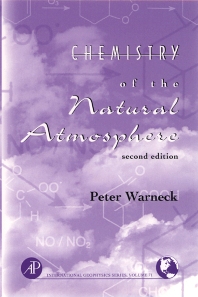 Chemistry Of The Natural Atmosphere 2Nd Edn