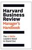 HARVARD BUSINESS REVIEW: MANAGERS HANDBOOK