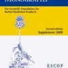 ESCOP Monographs. 2nd Edition Supplement 2009