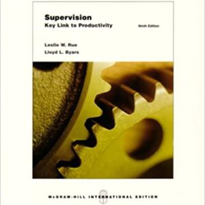 Supervision : Key Link To Productivit 9E Ie Pb 2007