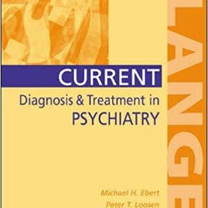 Current Diagnosis Treatment In Psychiatry