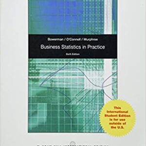 BUSINESS STATISTICS IN PRACTICE 6ED (IE) (PB 2011)