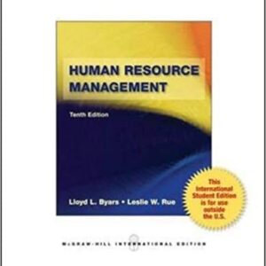 HUMAN RESOURCE MANAGEMENT 10ED (HB 2011)