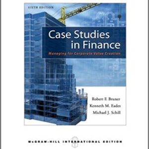 Case Studies In Finance 6Ed Ie Pb 2010