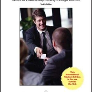 Abcs Of Relationship Selling Through Service 12Ed Ie Pb 2013