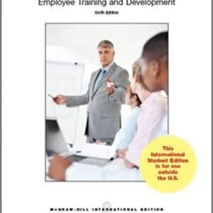 Employee Training Development 6Ed (Pb 2013)