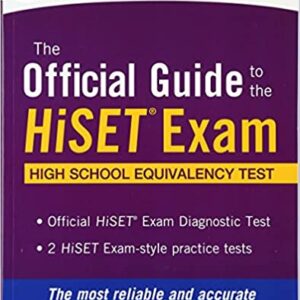 The Official Guide To The Hiset Exam High School Equivalency Test Pb 2015