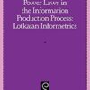 9780120887538 1 | Power Laws In The Information Production Processes:Lotkaian Informetrics | 9780120598779 | Together Books Distributor