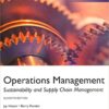 9780273787075 | Operations Management Sustainability And Supply Chain Management 11Ed Global Edition Pb 2014 | 9780306462764 | Together Books Distributor