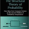 9780306474286 | The Structural Theory Of Probability Hb | 9780306474293 | Together Books Distributor