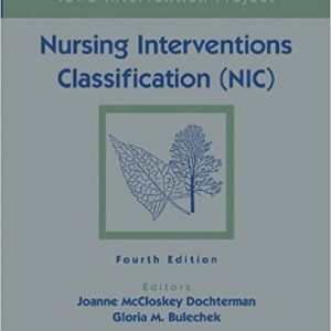 Nursing Interventions Classification(Nic), 4E