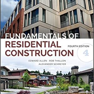 Fundamentals Of Residential Construction 4Ed Hb 2017