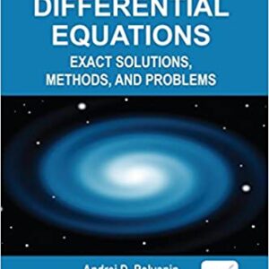 Handbook Of Ordinary Differential Equations Exact Solutions Methods And Problems Hb 2018