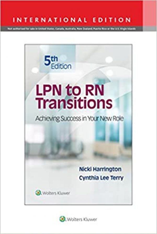 9781975105044 | LPN TO RN TRANSITIONS 5E IE | 9781975105044 | Together Books Distributor