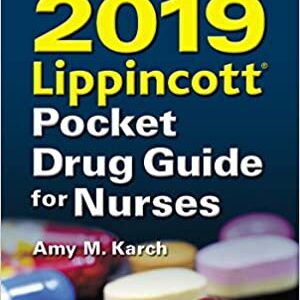 2019 LIPPINCOTT POCKET DRUG GUIDE FOR NURSES  (PB 2019)