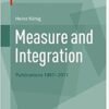 9783034809818 | Measure And Integration Publications 1997 2011 (Pb 2018) | 9783034807296 | Together Books Distributor