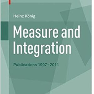 Measure And Integration Publications 1997 2011 Pb 2018