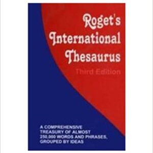 Rogets International Thesaurus 3Ed Hb 2017