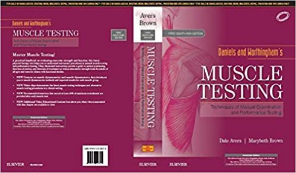 9788131256374 | Daniels and Worthinghams Muscle Testing - 1SAE | 9788131256374 | Together Books Distributor