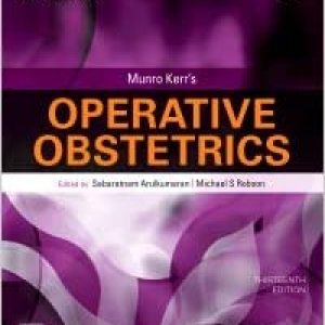 Munro Kerrs Operative Obstetrics Sae 13E