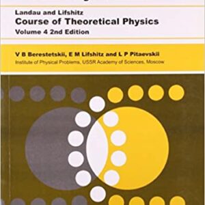 Course Of Theoretical Physics Vol 4 Quantum Electrodynamics 2Ed Pb 2016