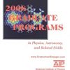 9780735404502 1 | 2008 Graduate Programs In Physics, Astronomy, And Related Fields (Pb | 9780735404366 | Together Books Distributor