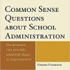 9781475812619 1 | Common Sense Questions About School Administration: The Answers Can Provide Essential Steps To Improvement. | 9781783473588 | Together Books Distributor