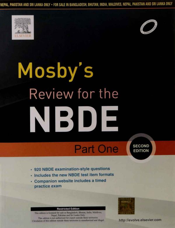 9788131238868 1 | MOSBYS REVIEW FOR THE NBDE PART 1, 2E | 9788131238868 | Together Books Distributor