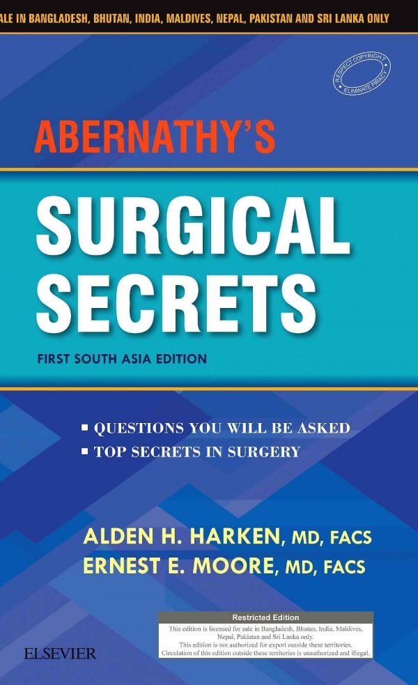 9788131249871 1 | Abernathy?S Surgical Secrets Sae | 9788131249871 | Together Books Distributor