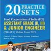 9789383917686 1 | 20 Practice Sets Food Corporation of India (FCI) Assistant Grade (II, III) & Junior Engineer (PHASE | 9789383917716 | Together Books Distributor