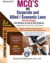 Bestword CA Final MCQs on Corporate and Allied Laws and Economic Old and New Syllabus (Applicable fo