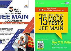 5 New Pattern Mock Tests For Nta Jee Main 2020 Exam – 75 Question Per Test – 3Rd Edition