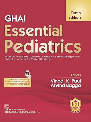 9789354665073 GHAI Essential Pediatrics