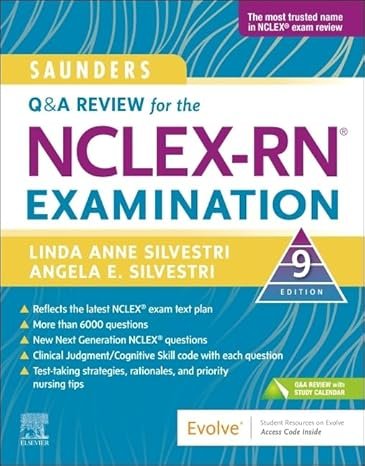 Saunders Q & A Review for the NCLEX-RN 9780323930574